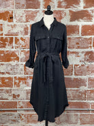 Thread and Supply Bobbie Dress in Black-152 Dresses - Long-Little Bird Boutique