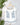 Lovestitch Ruffle Sleeve Top in White with Blue Embroidery