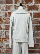 Matty M Stevie Top in Grey-142 Sweatshirts & Hoodies-Little Bird Boutique