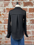 Dex Day To Night Top in Black-111 - Woven Top F/W (June- Nov)-Little Bird Boutique