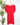 Anthem the Label Legendary Cinched V-Neck Mini Dress in Red-151 Dresses - Short-Little Bird Boutique