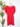 Anthem the Label Legendary Cinched V-Neck Mini Dress in Red-151 Dresses - Short-Little Bird Boutique