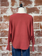 Kerisma Ryu Thin Top in Red Ochre-131 - Sweaters F/W (June - Nov)-Little Bird Boutique