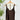 Liverpool Sleeveless Woven Top w/Lace in Dark Espresso and Black-111 - Woven Top F/W (June- Nov)-Little Bird Boutique