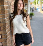 Everette Sweater in Ivory-132 - Sweaters S/S (Dec - May)-Little Bird Boutique