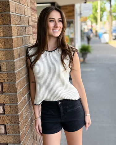 Everette Sweater in Ivory-132 - Sweaters S/S (Dec - May)-Little Bird Boutique