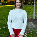 Serenity Pocket Sweater in Cream-131 - Sweaters F/W (June - Nov)-Little Bird Boutique