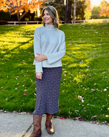 Z Supply Yelena Aspen Floral Maxi Skirt in Java-231 Skirts-Little Bird Boutique