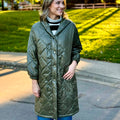 Nico Puffer Coat in Sage Green-141 Outerwear Coats & Jackets-Little Bird Boutique
