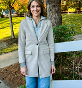 Uptown Hoodie Coat in Oatmeal-141 Outerwear Coats & Jackets-Little Bird Boutique