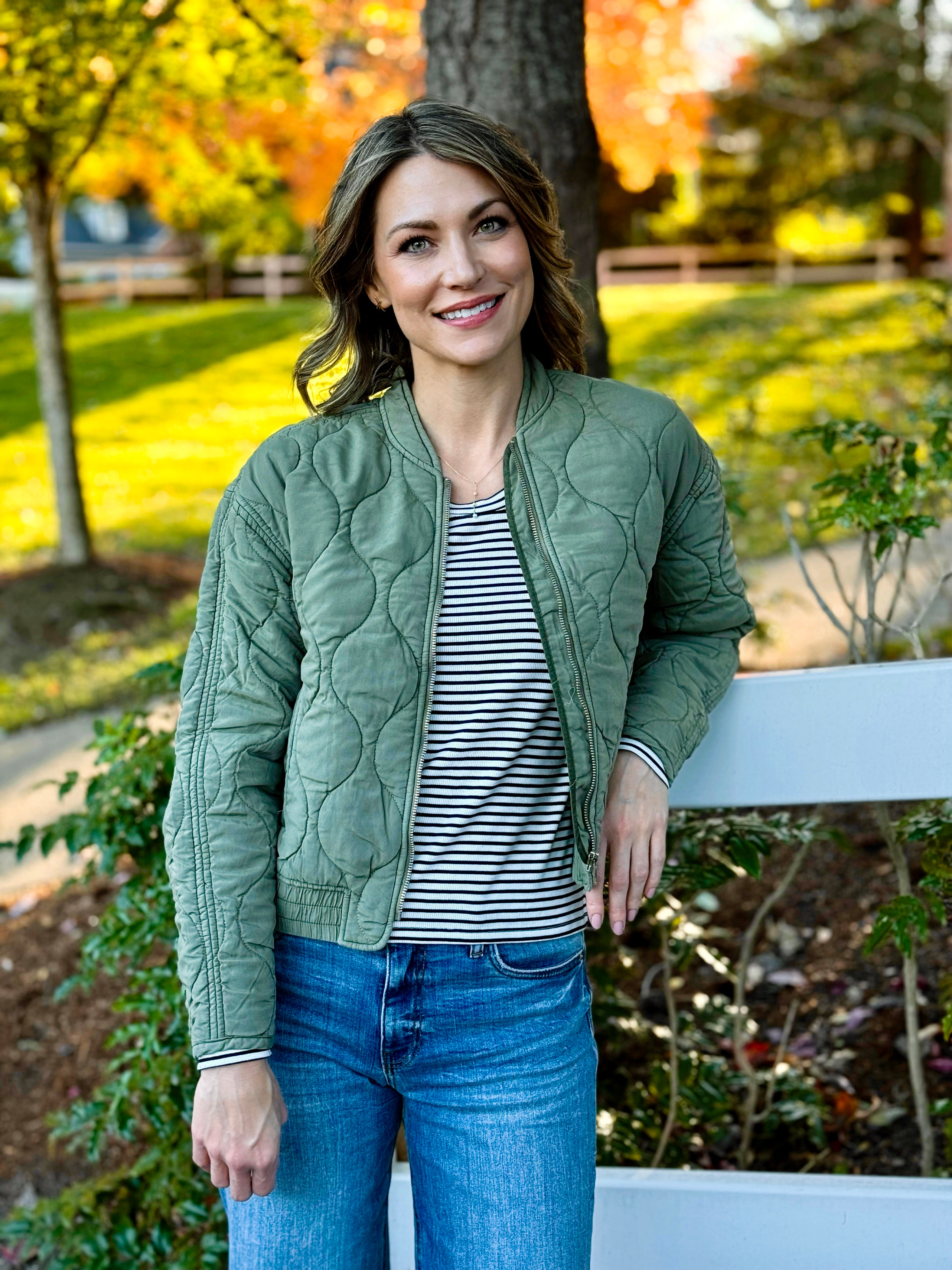 Dear John Maverick Jacket in Vetiver-141 Outerwear Coats & Jackets-Little Bird Boutique