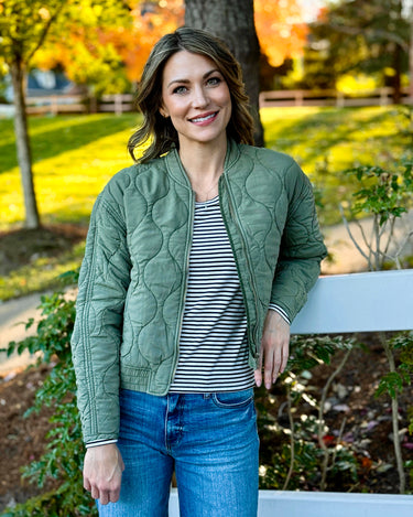 Dear John Maverick Jacket in Vetiver-141 Outerwear Coats & Jackets-Little Bird Boutique