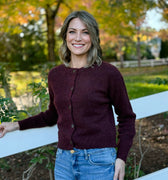 Sanctuary Boucle Cardi in Dark Crimson-131 - Sweaters F/W (June - Nov)-Little Bird Boutique