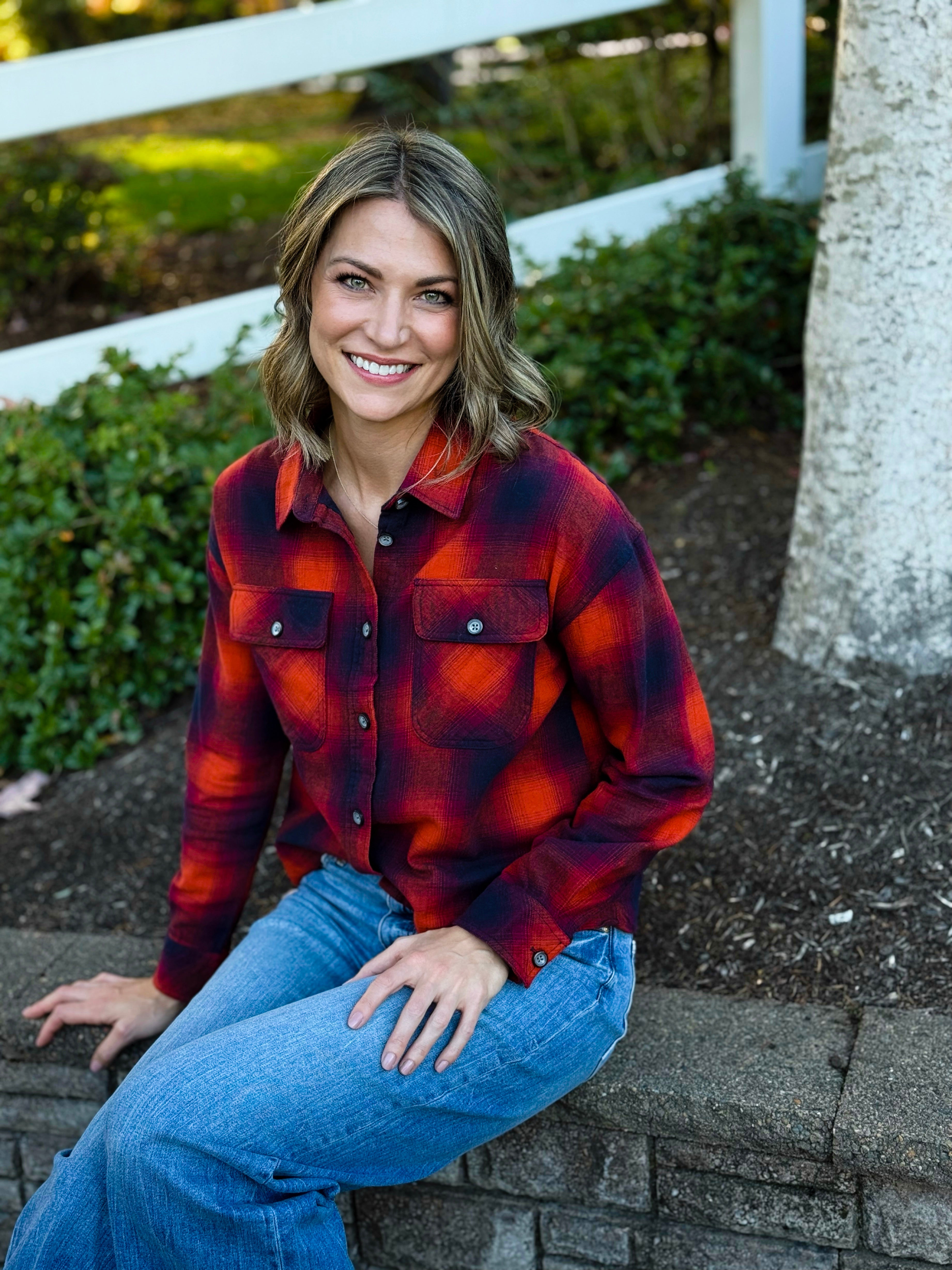 Thread and Supply Elsie Shirt in Black Tomato Plaid-111 - Woven Top F/W (June- Nov)-Little Bird Boutique
