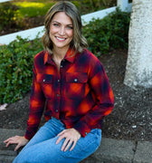 Thread and Supply Elsie Shirt in Black Tomato Plaid-111 - Woven Top F/W (June- Nov)-Little Bird Boutique