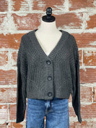 Joni Sweater in Ash Grey-131 - Sweaters F/W (June - Nov)-Little Bird Boutique