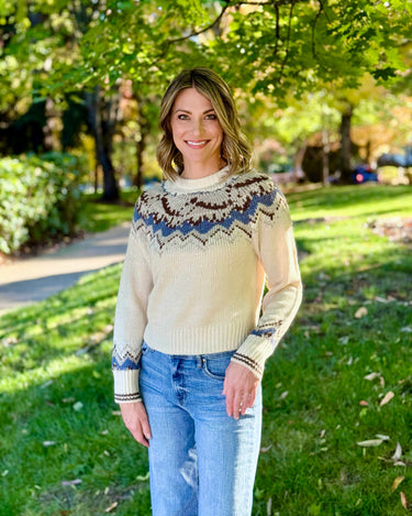 Weekend Los Angeles Vega Sweater in Cream-131 - Sweaters F/W (June - Nov)-Little Bird Boutique