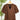 THML Suede V-neck Top in Brown