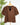 THML Suede V-neck Top in Brown