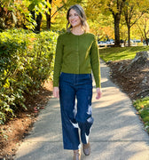 OAT NYC Denim Trouser in Raw Rinse Wash-210 Denim-Little Bird Boutique