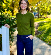 Sanctuary Must-Have Cardi in Martini Olive-131 - Sweaters F/W (June - Nov)-Little Bird Boutique