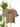 Sweet Talk Cardigan in Taupe/Wine-131 - Sweaters F/W (June - Nov)-Little Bird Boutique