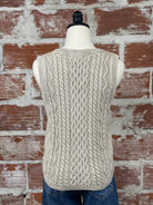 Daisy Sweater Tank in Taupe-131 - Sweaters F/W (June - Nov)-Little Bird Boutique