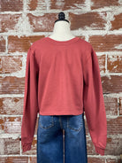 Dear John Raya Sweatshirt in Intense Rust-121 - Jersey Tops F/W (June - Nov)-Little Bird Boutique