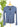 Unwritten Henley in Blue-121 - Jersey Tops F/W (June - Nov)-Little Bird Boutique