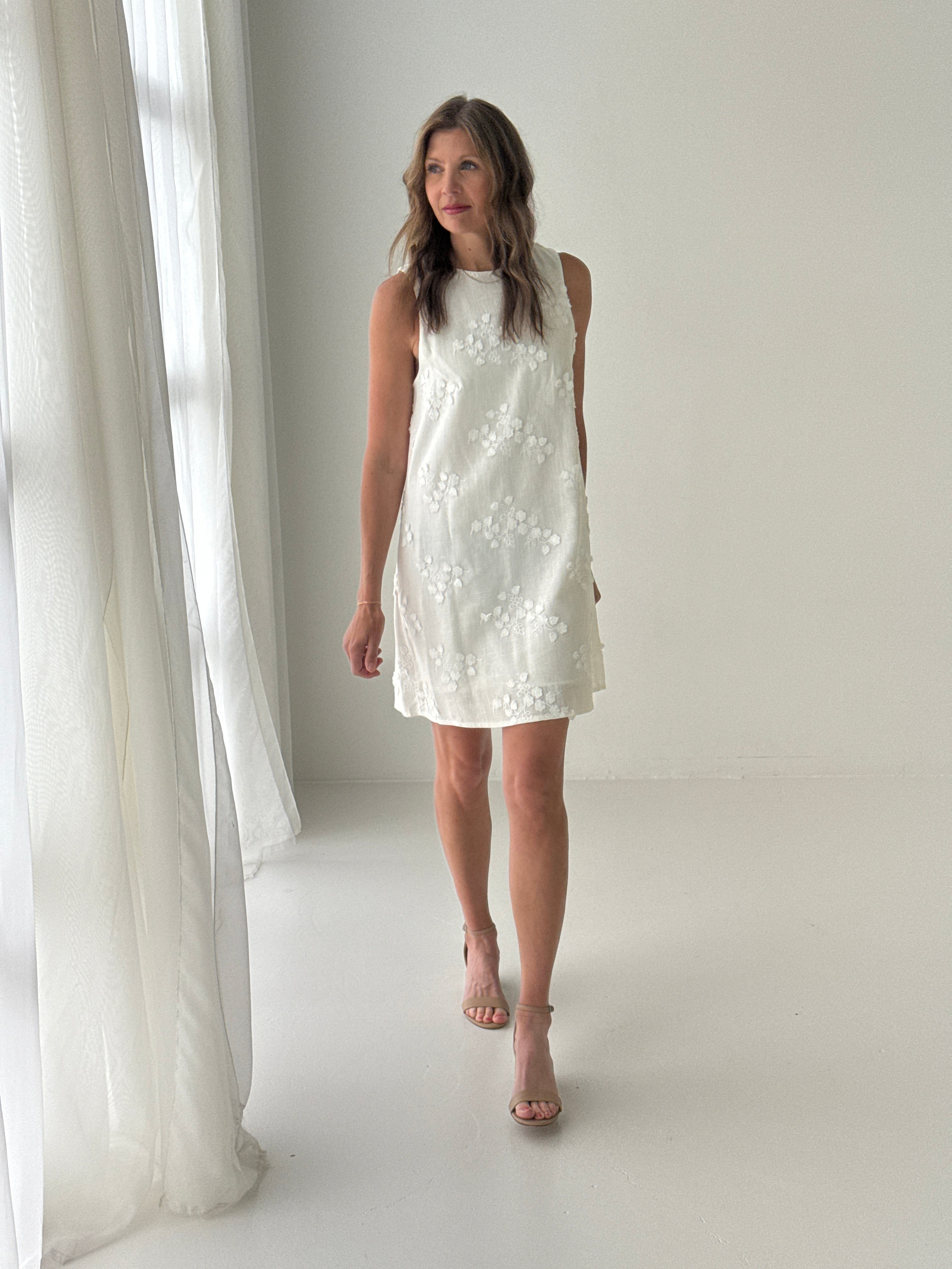 Apricot Flora Shift Dress