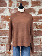 Picture Day Sweater in Rust-131 - Sweaters F/W (June - Nov)-Little Bird Boutique