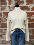 Anna Sweater in Oat-131 - Sweaters F/W (June - Nov)-Little Bird Boutique