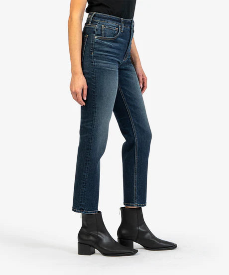 Kut From the Cloth Elizabeth High Rise Straight in Resounding-210 Denim-Little Bird Boutique