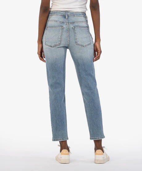 Kut From The Kloth Rachael Mom Jeans in Coherently Me Wash-210 Denim-Little Bird Boutique