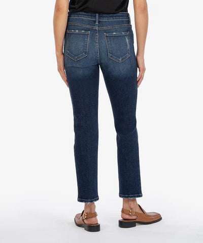 KUT Reese High Rise Ankle Straight Denim in Enchantment