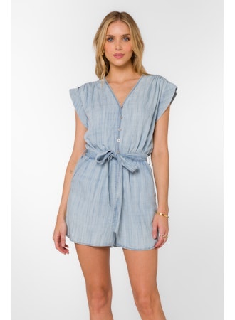 Jak & Rae Hazel Visalia Romper-151 Dresses - Short-Little Bird Boutique