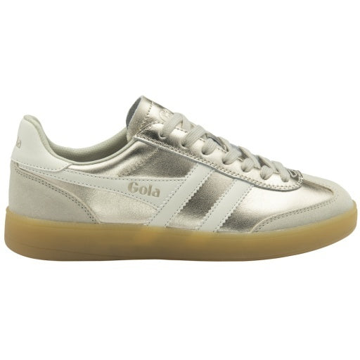 GOLA Viper Metallic Sneaker in Gold/Off White/Gum-312 Shoes-Little Bird Boutique