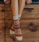 Nordic Socks Soft Cozy™ Warm in Pumpkin-311 Fashion Accessories-Little Bird Boutique
