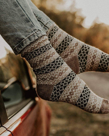 Nordic Socks Merino Wool in Perform™ in Cinnamon-311 Fashion Accessories-Little Bird Boutique