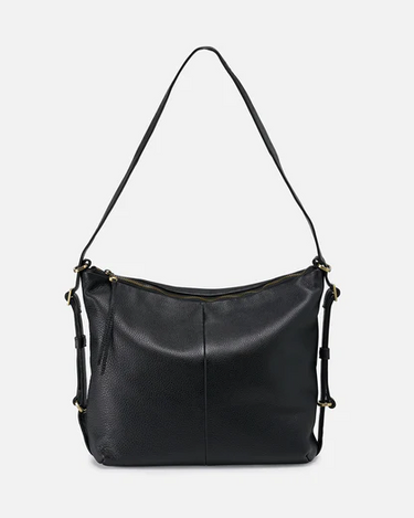 HOBO Emily Convertible Backpack in pebbled Black Leather-341 Handbags & Purses-Little Bird Boutique