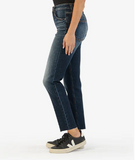 KUT Rachael High Rise Fab Ab Mom Jeans in Management Wash-210 Denim-Little Bird Boutique