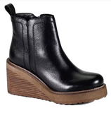 Diba True Comet Ride Platform Wedge Bootie in Black-312 Shoes-Little Bird Boutique