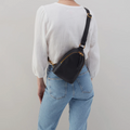 HOBO Fern Sling Bag in Black-342 - Crossbody & Fanny Bags-Little Bird Boutique