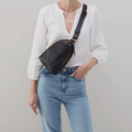 HOBO Fern Sling Bag in Black-342 - Crossbody & Fanny Bags-Little Bird Boutique