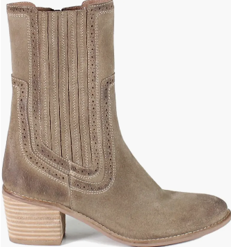 Diba True Morning Dew Boots in Stardust Suede-312 Shoes-Little Bird Boutique