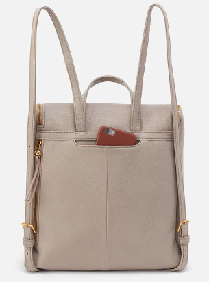 Taupe sales backpack purse