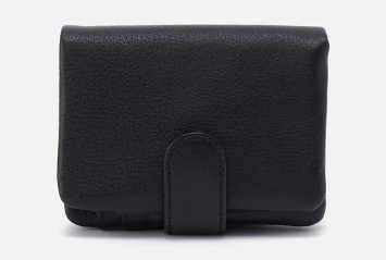 HOBO Fern Bifold wallet in Black-344 Wallets/Clutches-Little Bird Boutique