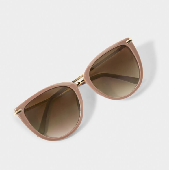 Katie Loxton Sardinia Sunglasses in Mink-311 Fashion Accessories-Little Bird Boutique