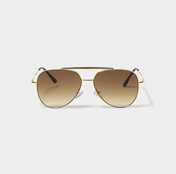 Katie Loxton Bali Sunglasses in Gold Metal-311 Fashion Accessories-Little Bird Boutique