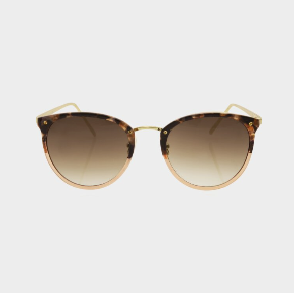 Katie Loxton Santorini Sunglasses in Brown and Pink Tortoiseshell-311 Fashion Accessories-Little Bird Boutique